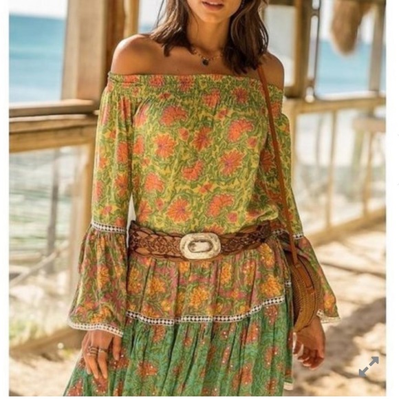 MISS JUNE SUNFLOWER DRESS MULTICOLOR - Picture 2 of 9